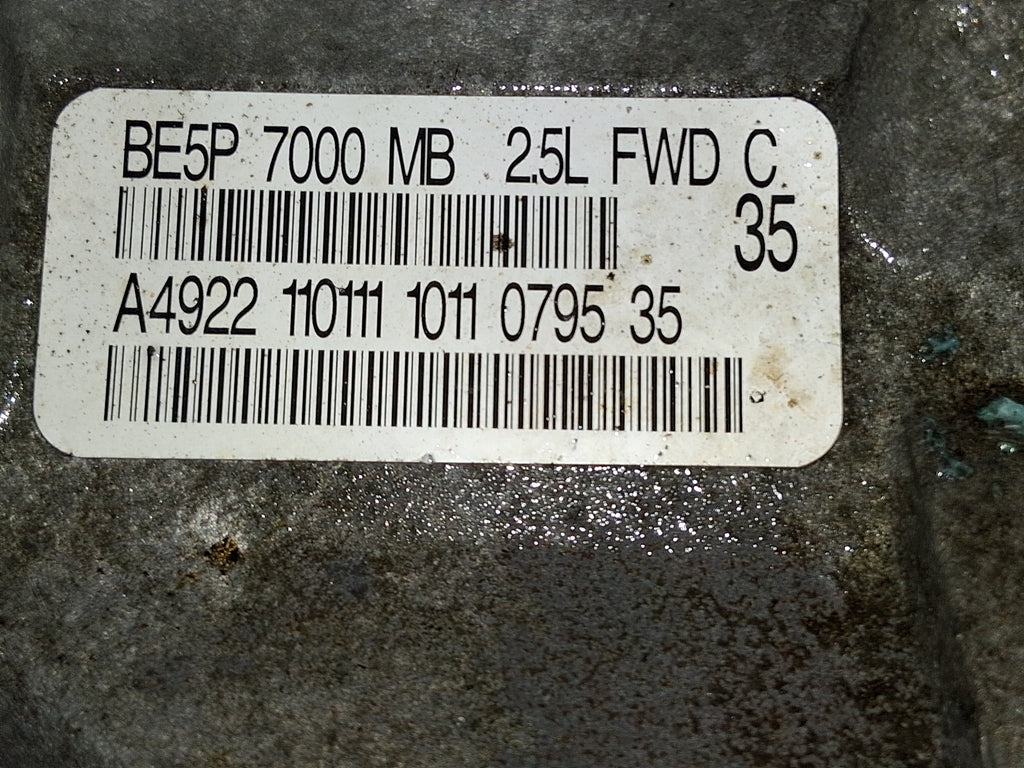 2011 Fusion Engine/Transmission fits (2010 to 2012), 165,000km, 4cyl 2.5L
