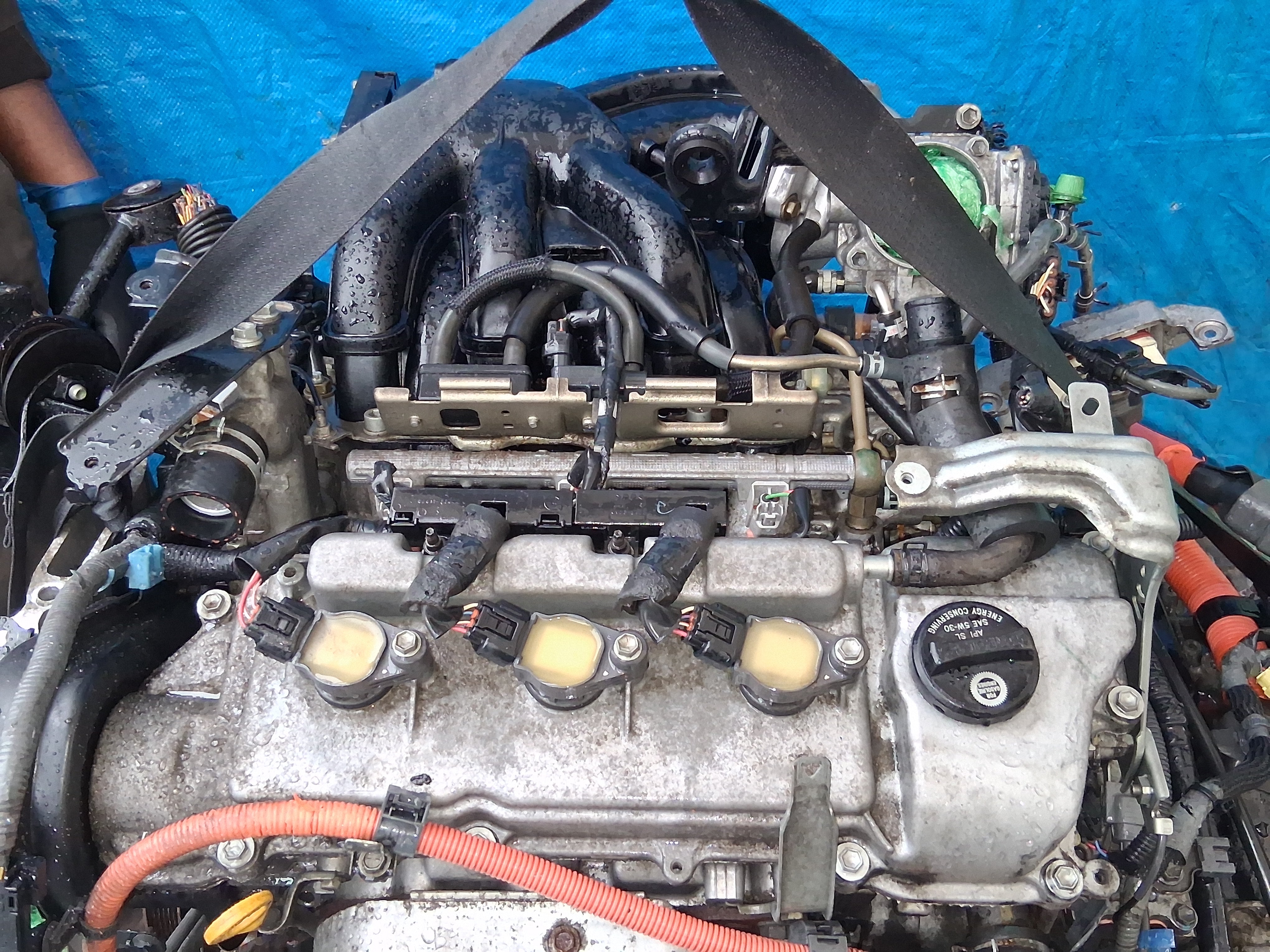 2006 RX400h Engine/Transmission fits (2006 to 2008), 188,000km, V6 3.3L Hybrid AWD